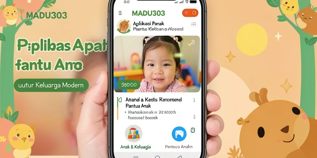 Screenshot utama MADU303 menunjukkan antarmuka fungsional untuk pemantauan anak.